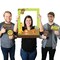 Big Dot of Happiness Funfari - Fun Safari Jungle - Birthday Party or Baby Shower Selfie Photo Booth Picture Frame & Props - Printed on Sturdy Material